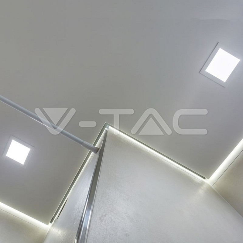 Panel LED V-TAC backlite carré encastré 24W 6500°K SKU97189 Casablanca Maroc