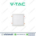 [VT-24025-SKU9624-SQ] Panel LED V-TAC carré encastré 24W 6000°K SKU9624
