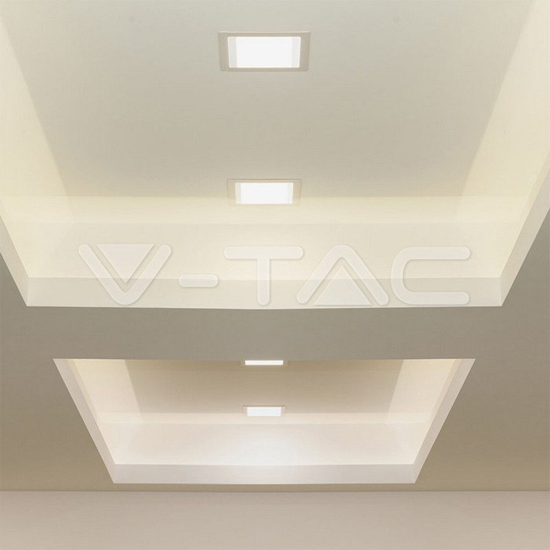 Panel LED V-TAC carré encastré 24W 6000°K SKU9624 Casablanca Maroc