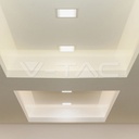 Panel LED V-TAC carré encastré 24W 6000°K SKU9624 Casablanca Maroc