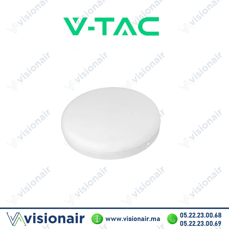 [VT-6124-SKU98384] Panel LED V-TAC apparent rond 24W CCT SKU98384