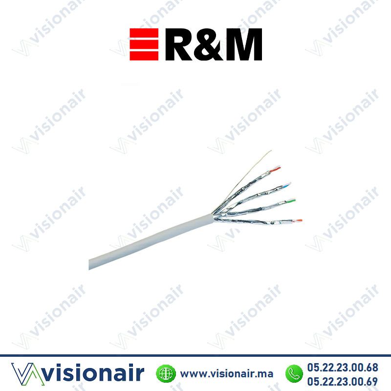 [R308247] Câble informatique catégorie 6A R&M U/FTP 500ML