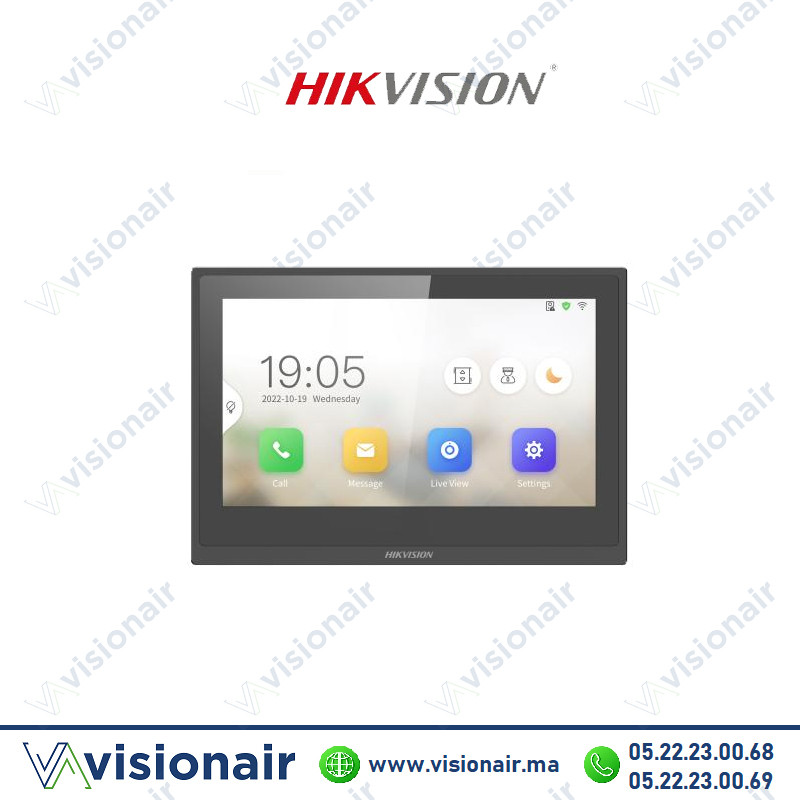 [DS-KH6351-WTE1] Moniteur vidéophone HIKVISION écran TFT 7" DS-KH6351-WTE1
