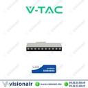 [VT-431-SKU20009] Projecteur laser sur rail V-TAC 25W 2700°K en aluminium Blanc