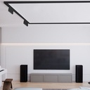 Projecteur laser sur rail V-TAC 12W 2700°K en aluminium Noir Casablanca Maroc