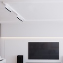 Projecteur laser sur rail V-TAC 25W 2700°K en aluminium Blanc Casablanca Maroc
