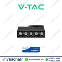 [VT-416-SKU20001] Projecteur laser sur rail V-TAC 12W 4000°K en aluminium Noir