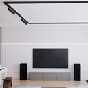 Projecteur laser sur rail V-TAC 25W 4000°K en aluminium Noir Casablanca Maroc