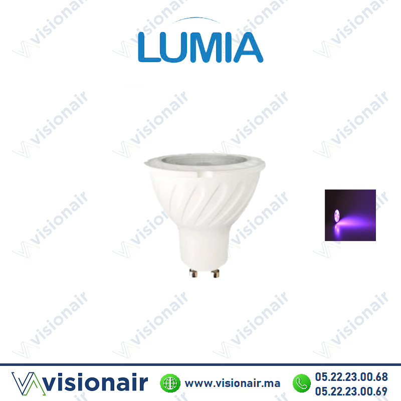 [LUMLLSS6G10V] Lampe LED GU10 Lumia 6W Violette