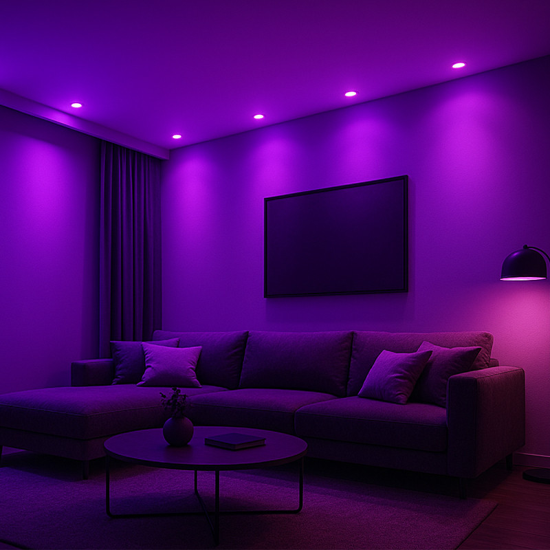 Lampe LED GU10 Lumia 6W Violette  Casablanca Maroc