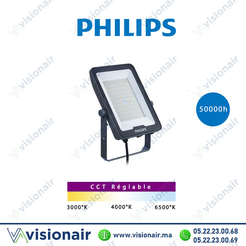 [PHIL911401876286] Projecteur LED Philips 100W BVP158 LED120/WW_NW_CW SWB GM CCT