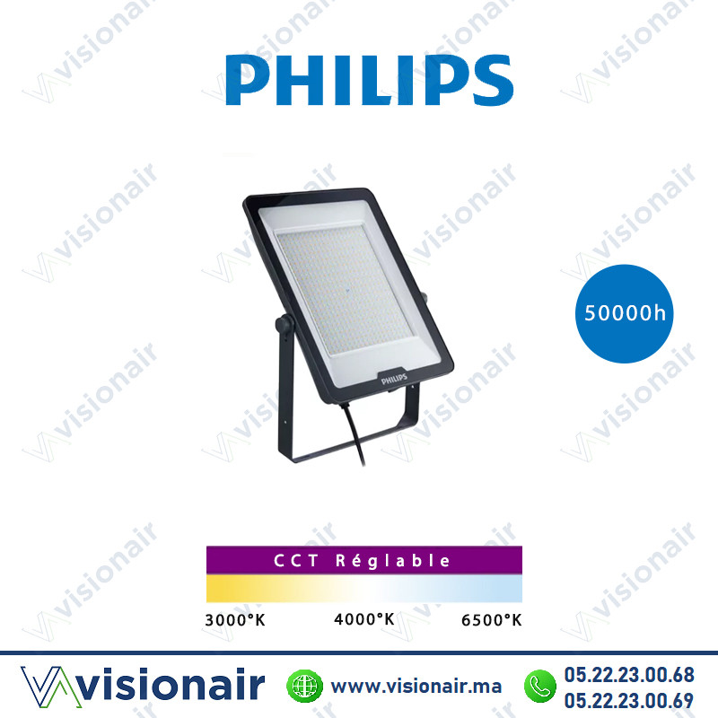 [PHIL911401878286] Projecteur LED Philips 200W BVP158 LED240/WW_NW_CW SWB GM CCT