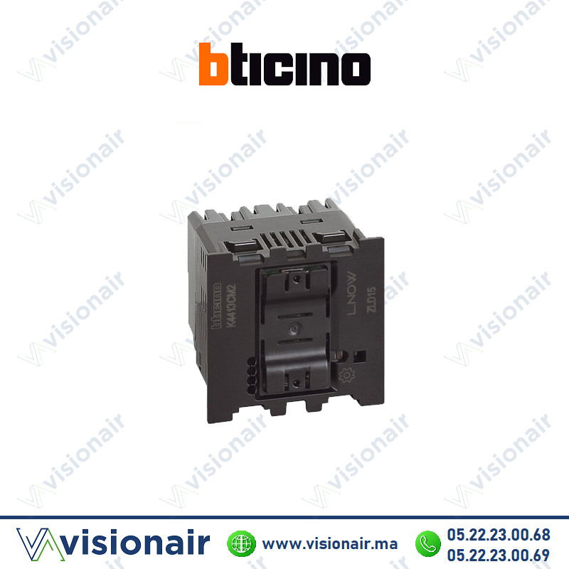 [BTK4413CM2] Interrupteur variateur connecté BTICINO Living Now sans neutre 2M BTK4413CM2