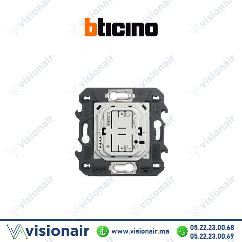 [BTK4574CW] Commande lever/coucher sans-fil BTICINO Living Now 2M BTK4574CW