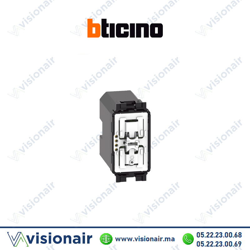 [BTK4574CWI] Commande lever/coucher sans-fil BTICINO Living Now 1M BTK4574CWI