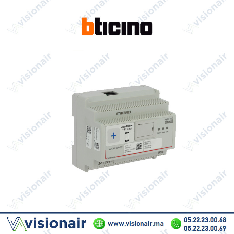 [BTMYHOMESERVER1] Passerelle de programmation BTICINO modulaire MyHOME