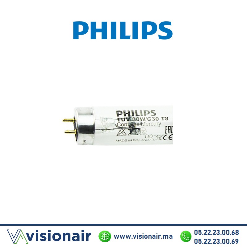 [PHILIPSTUV30W] Tube PHILIPS TUV UV-C 30W DESINFECTION