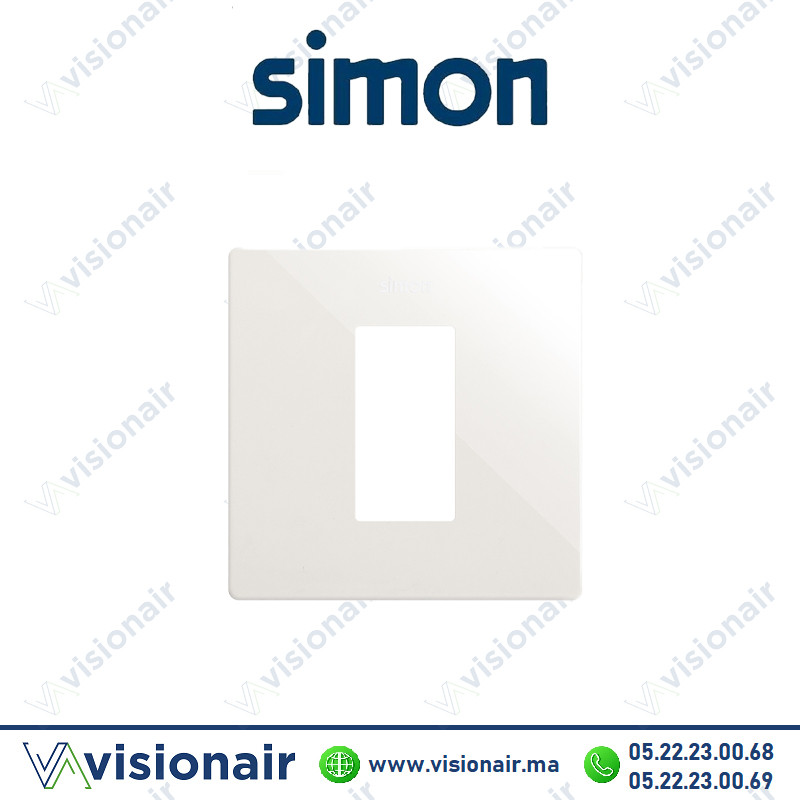[27101610-090] Cadre Simon 270 1 module Minima blanc 27101610-090