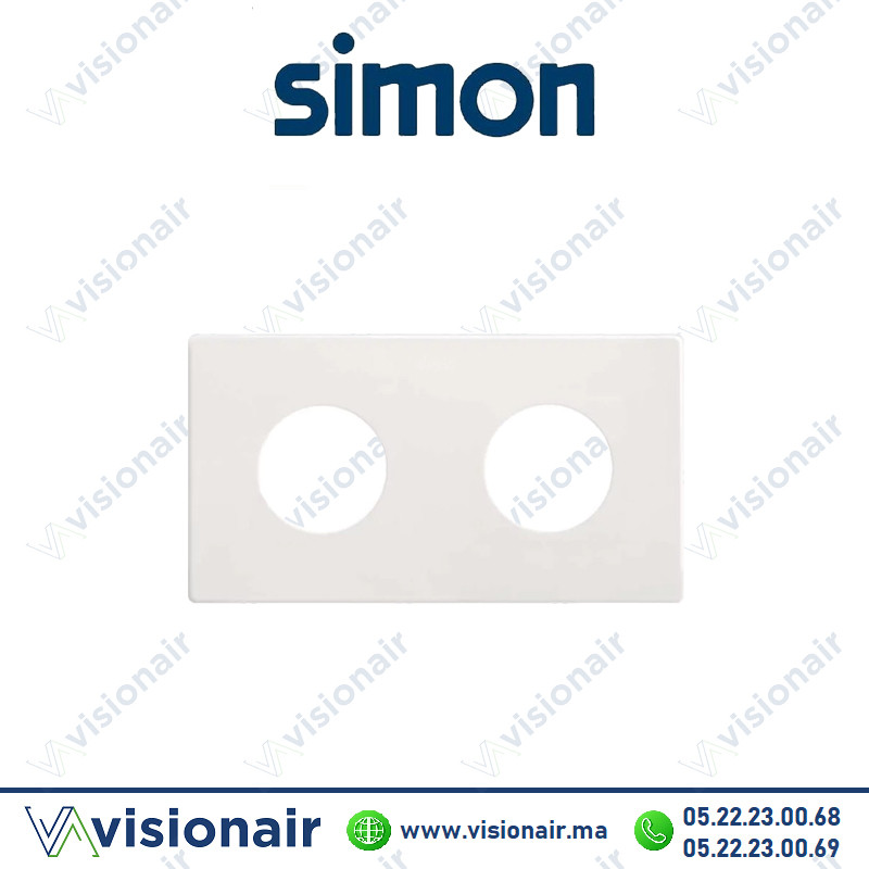 [27110620-090] Cadre Simon 270 Minima 2 modules 2P+T CLEAN blanc 27110620-090