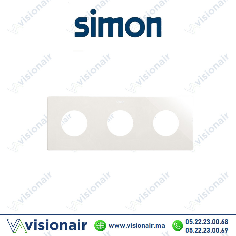 [27110630-090] Cadre Simon 270 Minima 3 modules 2P+T CLEAN blanc 27110630-090