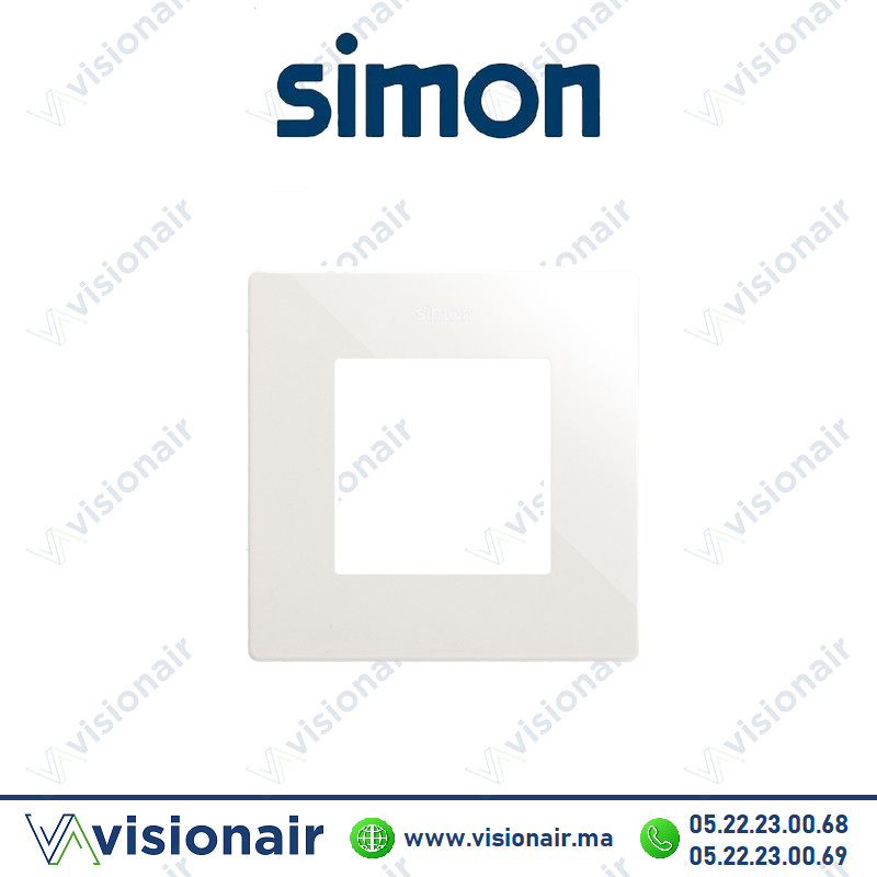 [27000610-090] Cadre Simon 270 1 module Icon blanc 27000610-090
