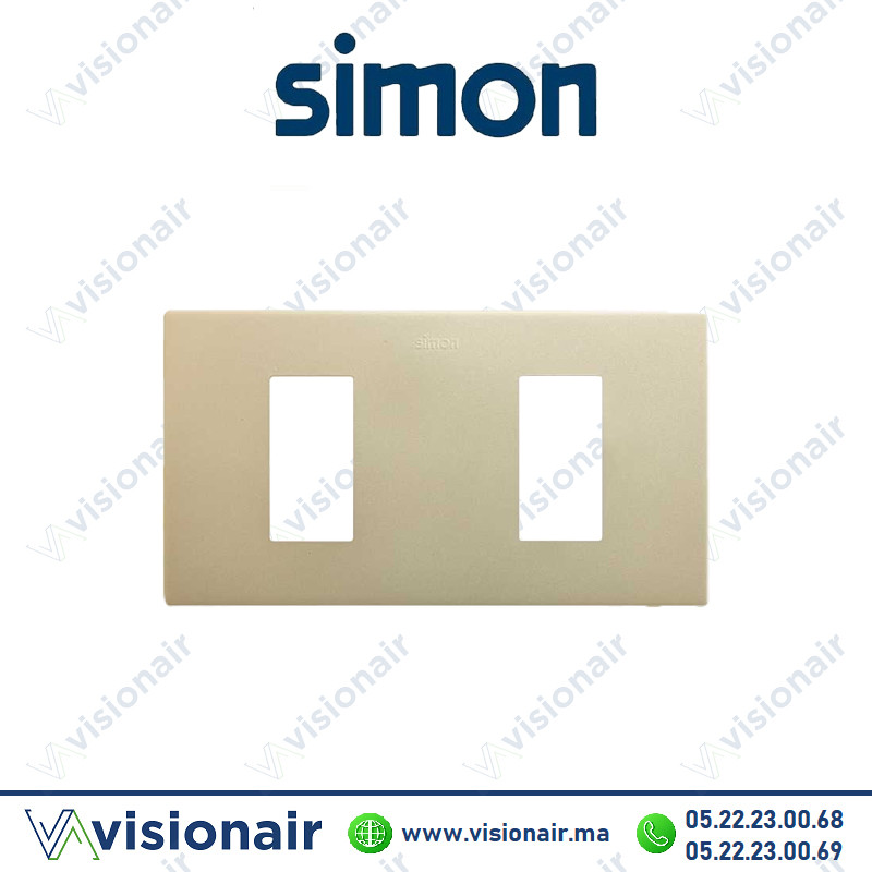 [27101620-094] Cadre Simon 270 Minima 2 modules champagne 27101620-094