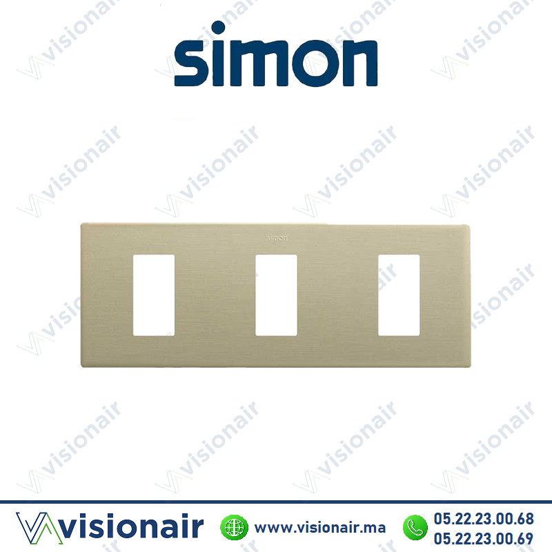 [27101630-094] Cadre Simon 270 Minima 3 modules champagne 27101630-094