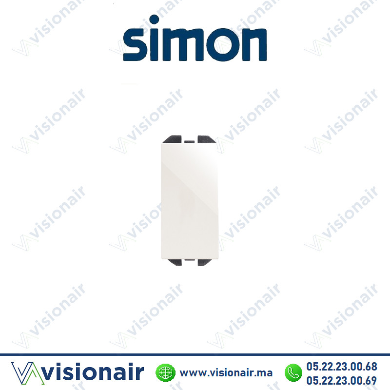 [20001800-090] Enjoliveur Simon 270 aveugle étroit blanc 20001800-090