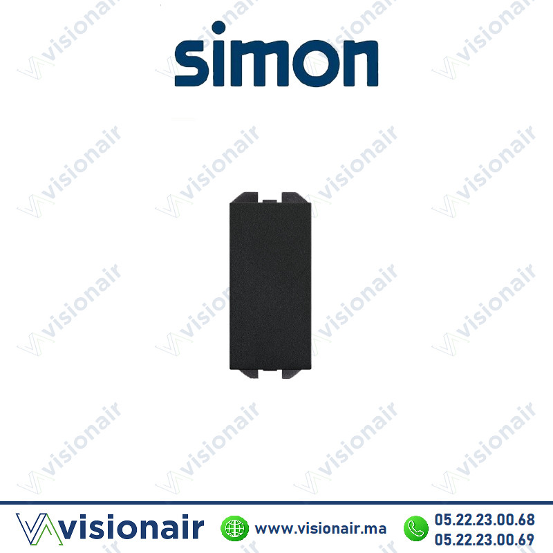 [20001800-098] Enjoliveur Simon 270 aveugle étroit Noir mat 20001800-098