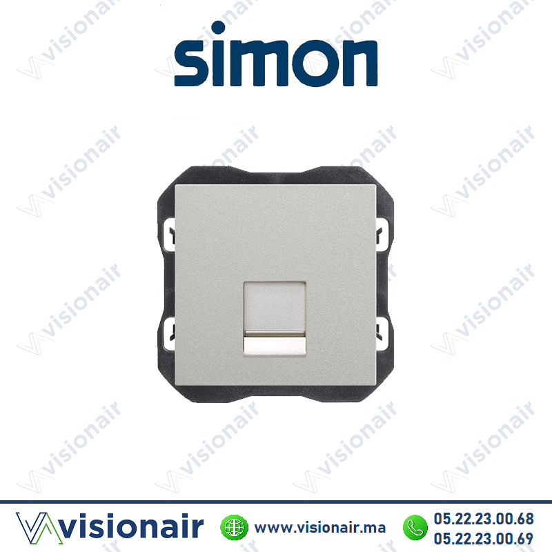 [20000187-093] Cache Simon 270 RJ45 avec connecteur aluminium 20000187-093