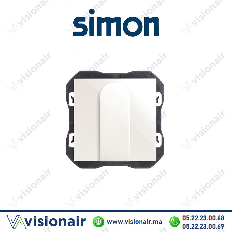 [20000801-090] Sortie de câbles Simon 270 large blanc 20000801-090