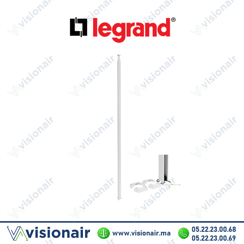 [LEG653013] Colonne à clippage direct Legrand 1 compartiment 3.92m blanc 653013