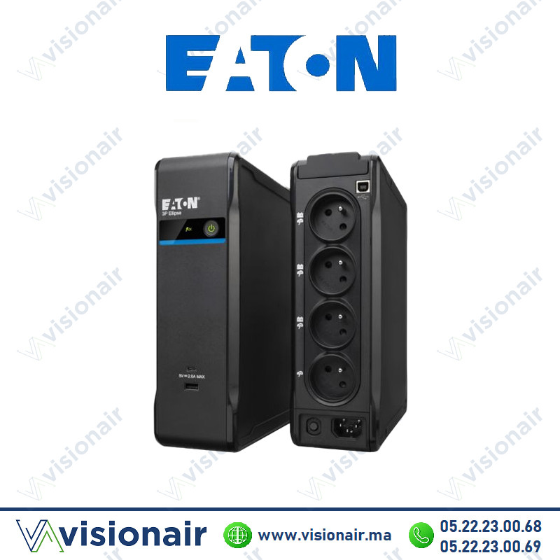 [3P900UF] Onduleur Eaton Ellipse 3P 900VA 540W USB FR 3P900UF