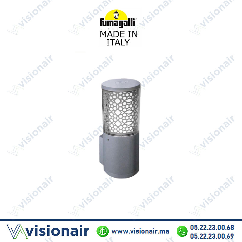 [FUMACARLOWALL-DECO-G] Applique murale Fumagalli Carlo-Wall Deco GU10 3,5W CCT Gris DR3.570.U1K