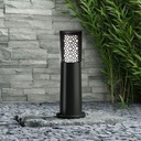 Borne de jardin Fumagalli Carlo deco 400 GU10 noir Casablanca Maroc