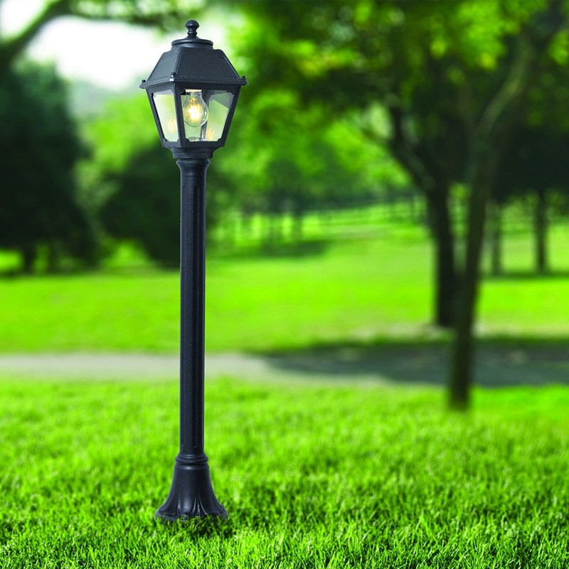 Borne de jardin Fumagalli MIZAR/MARY 1100 E27 8,5W CCT Q18.151 noir Casablanca Maroc