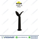 [FUMAGABRIREMI-LUCIA-N] Borne de jardin Fumagalli GABRI REMI/LUCIA 2L E27 Noir 1R3.613.X20