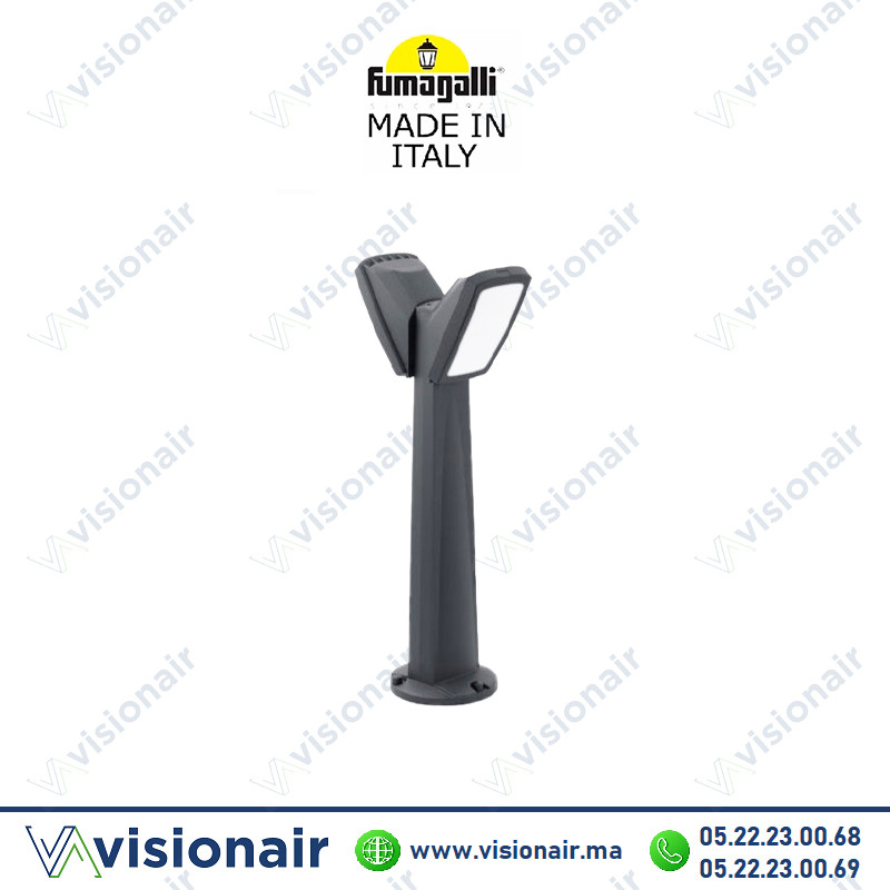 [FUMAPANELA1L-N] Borne de jardin Fumagalli Pinela 2L Noir E27 2N1.612.020