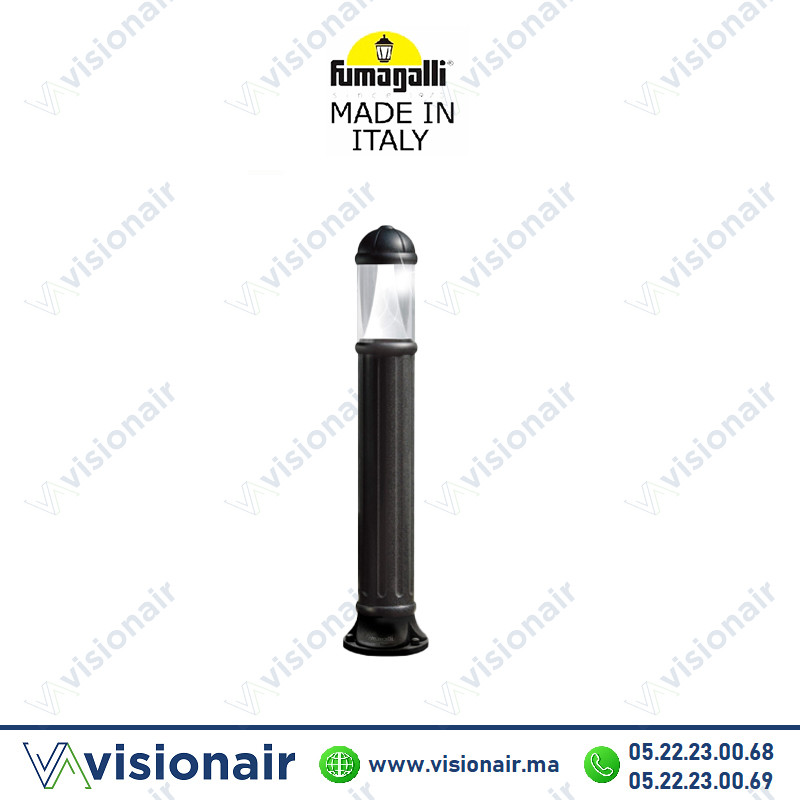 [SAURO1100N] Borne de jardin Fumagalli SAURO 1100 GX53 10W CCT Noir D15.555