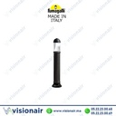 [SAURO800N] Borne de jardin Fumagalli SAURO 800 GX53 10W CCT Noir D15.554