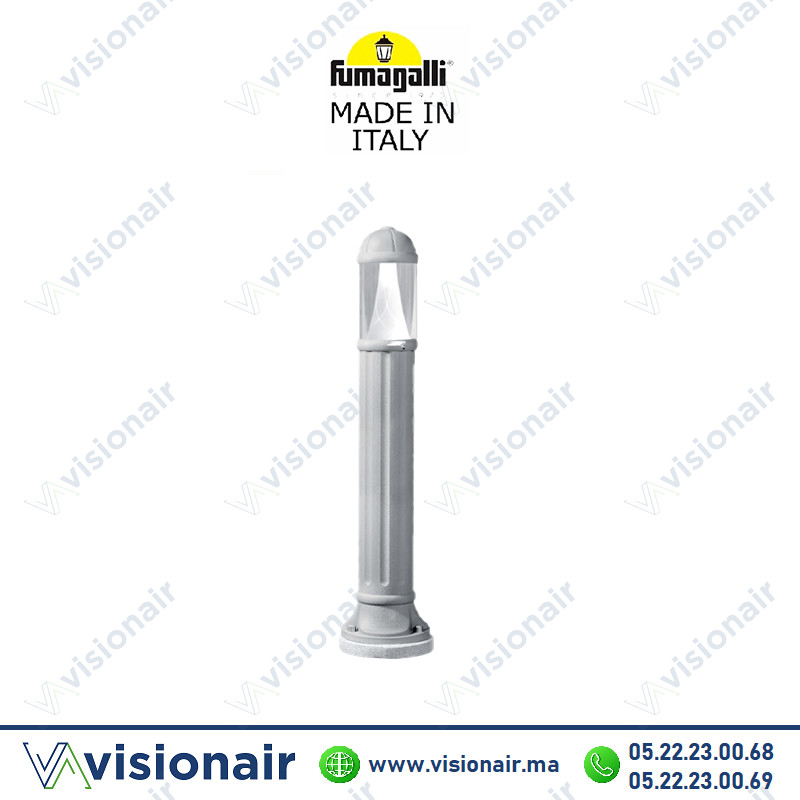 [SAURO1100G] Borne de jardin Fumagalli SAURO 1100 GX53 10W CCT Gris D15.555