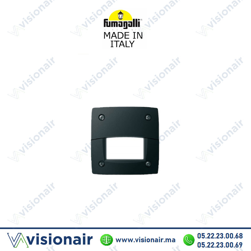 [FUMALETI3C3N] Balisage Fumagalli Leti carré 100 GX53 3W Noir 3C3
