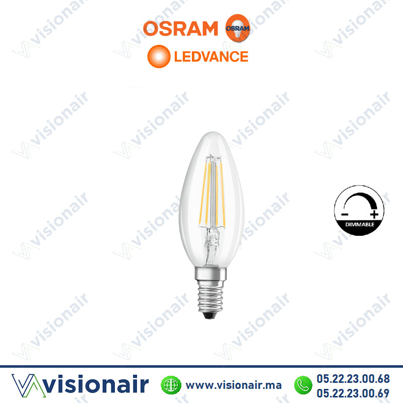 [LEDV4058075745087] Lampe LED Ledvance dimmable Filament 4W E14 2700°K