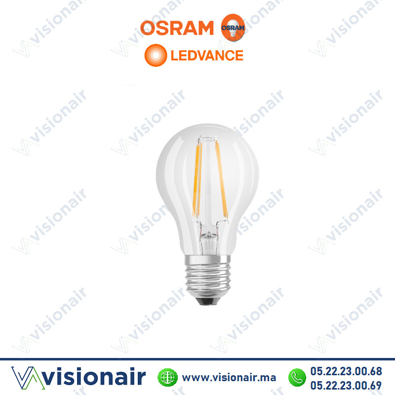 [LEDV4058075767751] Lampe LED A60 Ledvance Filament 7W E27 2700°K