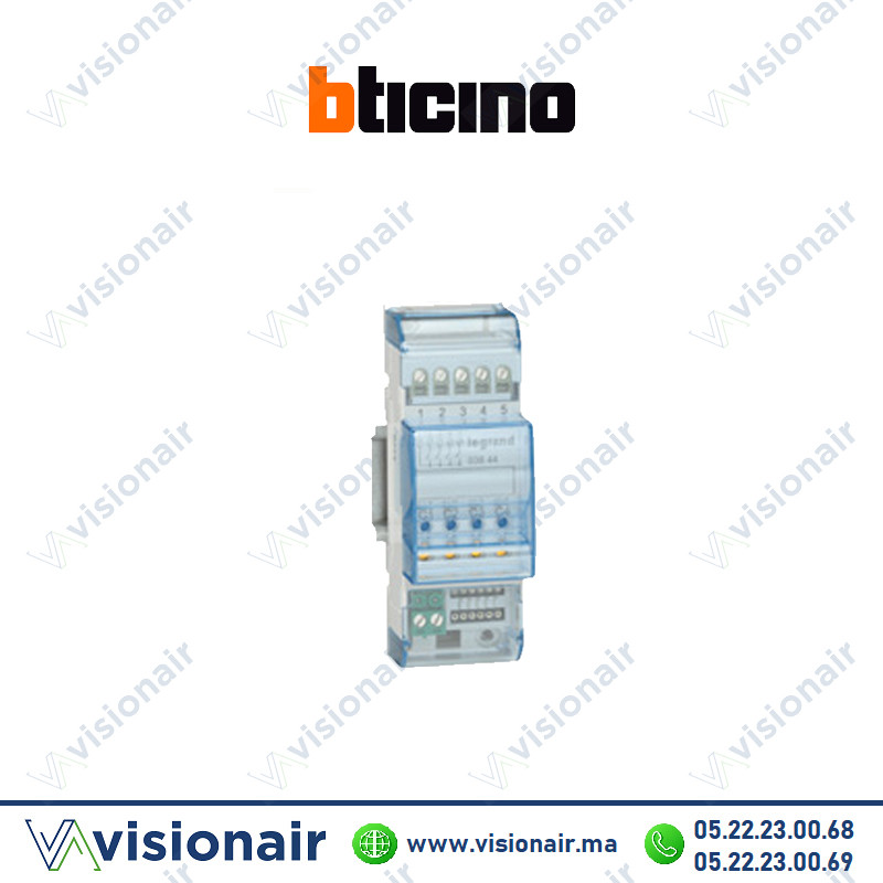 [BTF411-4] Contrôleur modulaire BTICINO MyHome multi-applications 4 sorties BTF411-4