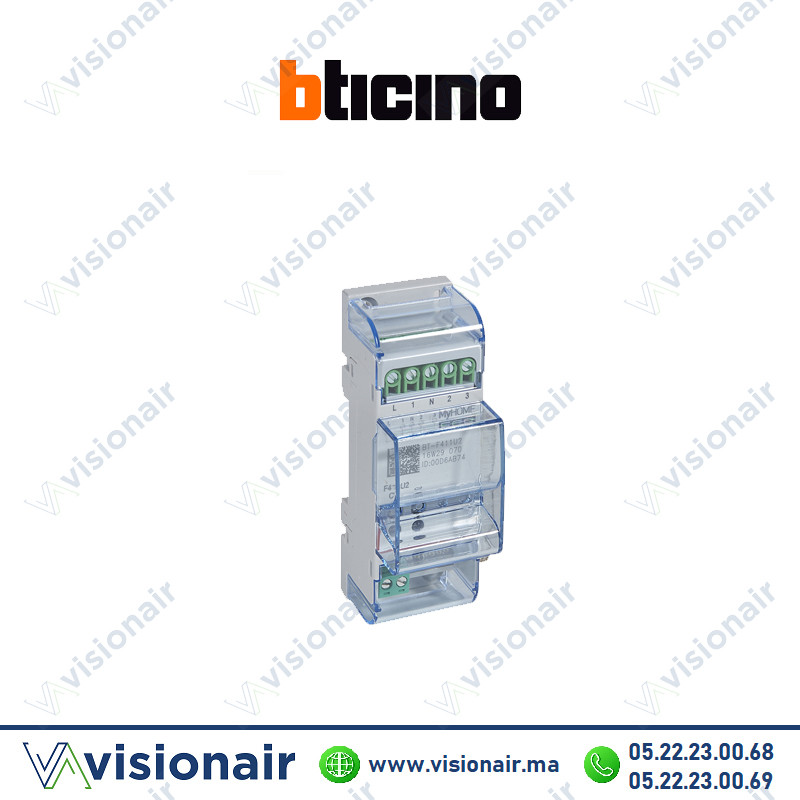 [BTF411-U2] Contrôleur modulaire BTICINO MyHome multi-applications 2 sorties BTF411-U2