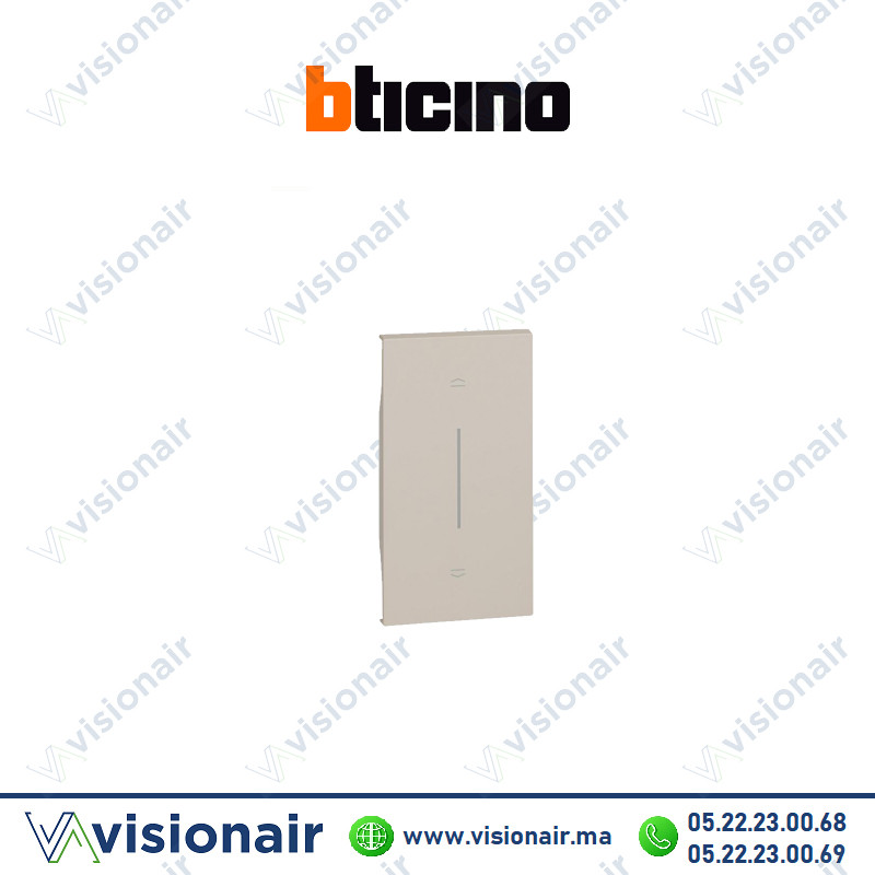 [BTKM05MH2] Enjoliveur poussoir volet roulant 2M BTICINO Living Now MyHome Sable BTKM05MH2