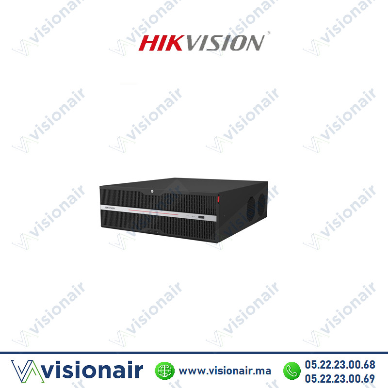 [DS-96256NXI-S16] NVR Super Hikvision IP 8K Ultra Série 256 Canaux 16HDD AcuSense DS-96256NXI-S16
