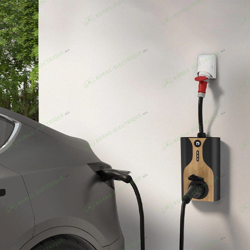 Borne de recharge Raedian NORA 22kW avec câble 5m Wifi/Bluetooth Casablanca Maroc