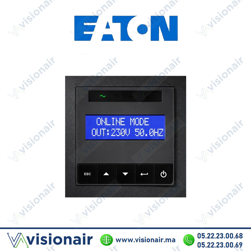 Onduleur Eaton 9E 6kVA 6000VA 5400W 9E6KIR Casablanca Maroc